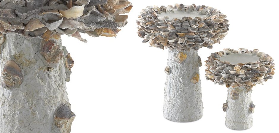 Статуэтка Oyster Shell Small Bird Bath Статуэтка Oyster Shell Small Bird Bath - Loft-Concept в Грозном