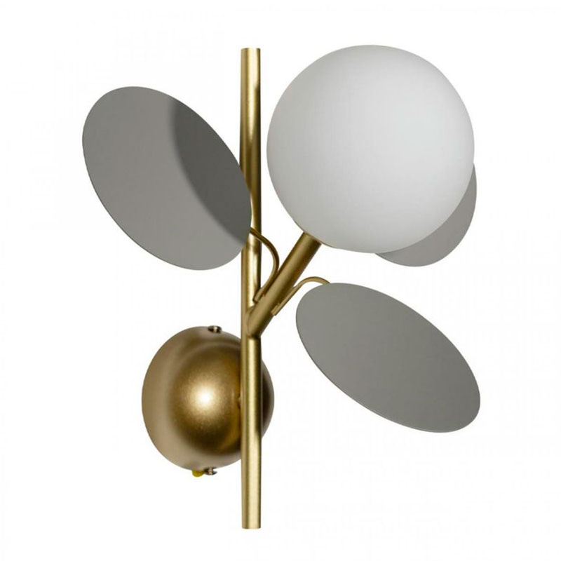 Бра MATISSE sconce One Gray Серый Золотой Белый Бра MATISSE sconce One Gray Серый Золотой Белый в Грозном | Loft Concept