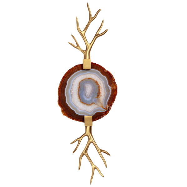 Бра Branch Agate Sconce emporium home Золотой Бра Branch Agate Sconce emporium home Золотой в Грозном | Loft Concept