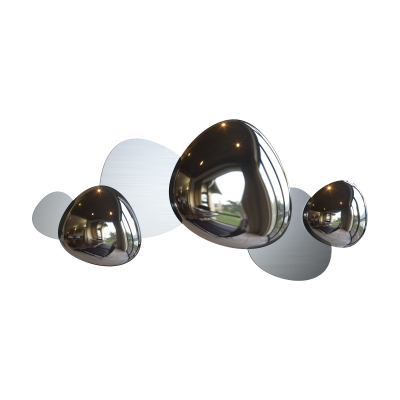 Бра Silver Matt & Gloss 2 Серебряный Бра Silver Matt & Gloss 2 Серебряный в Грозном | Loft Concept