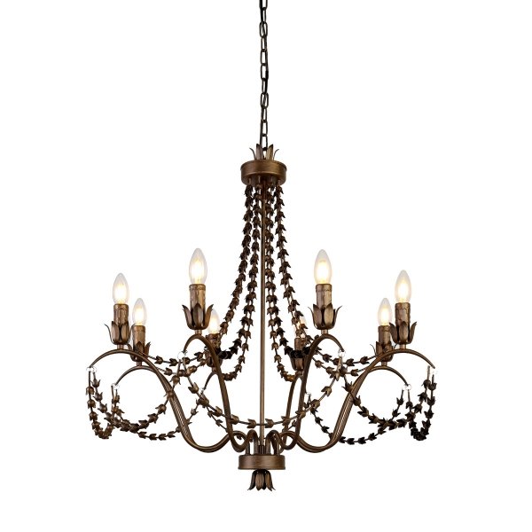 Люстра Viscings Chandelier 8 Бронза Люстра Viscings Chandelier 8 Бронза в Грозном | Loft Concept