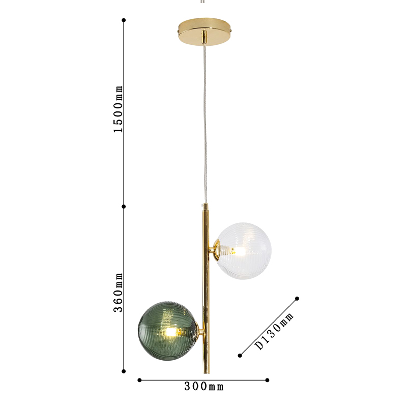 Подвесной светильник Bolle Multi Color hanging 2 lamp Подвесной светильник Bolle Multi Color hanging 2 lamp в Грозном