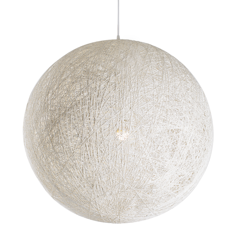 Подвесной светильник Moooi Thread Papier Mache Lamp white Белый Подвесной светильник Moooi Thread Papier Mache Lamp white Белый в Грозном | Loft Concept