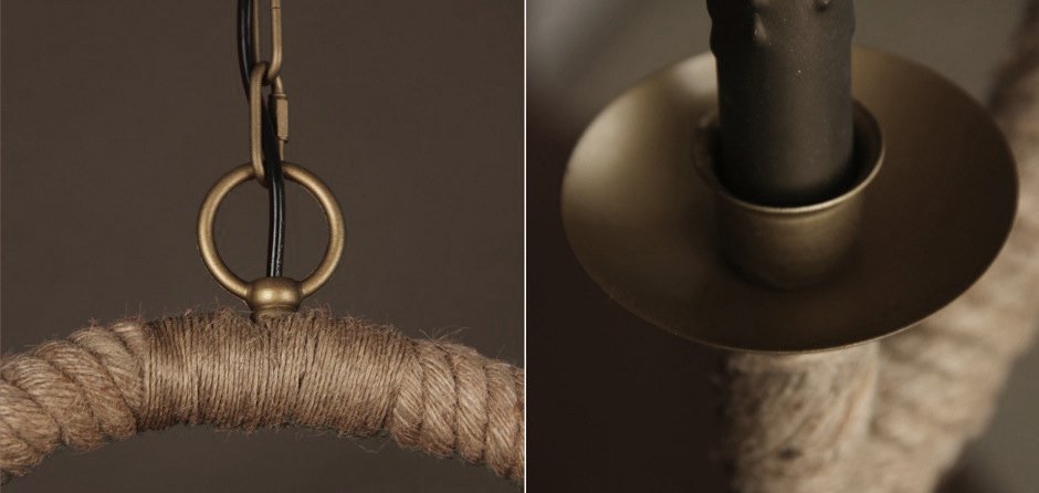 Подвесной светильник Oval Loft Rope Light Подвесной светильник Oval Loft Rope Light - Loft-Concept в Грозном