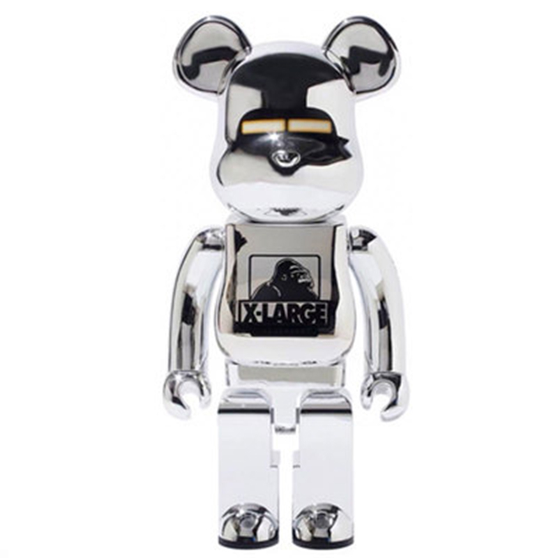 Статуэтка Bearbrick Chrome X-Large Темный хром Статуэтка Bearbrick Chrome X-Large Темный хром в Грозном | Loft Concept