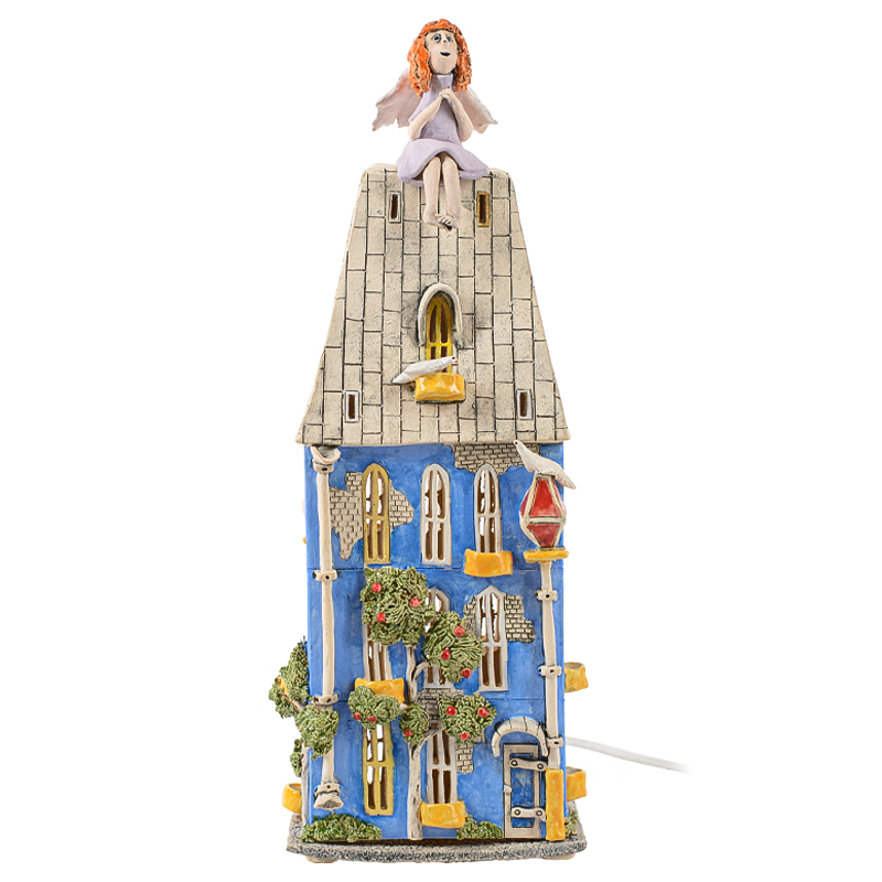 Ночник Домик Angel on The Roof Голубой Мульти Ночник Домик Angel on The Roof Голубой Мульти в Грозном | Loft Concept