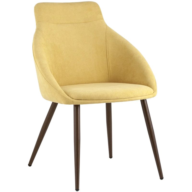 Стул Queenie Chair Желтый Цвет Желтый Коричневый Стул Queenie Chair Желтый Цвет Желтый Коричневый в Грозном | Loft Concept