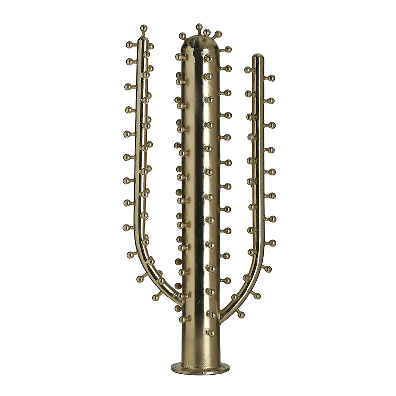 Статуэтка Metal Cactus 46 Золотой Статуэтка Metal Cactus 46 Золотой в Грозном | Loft Concept