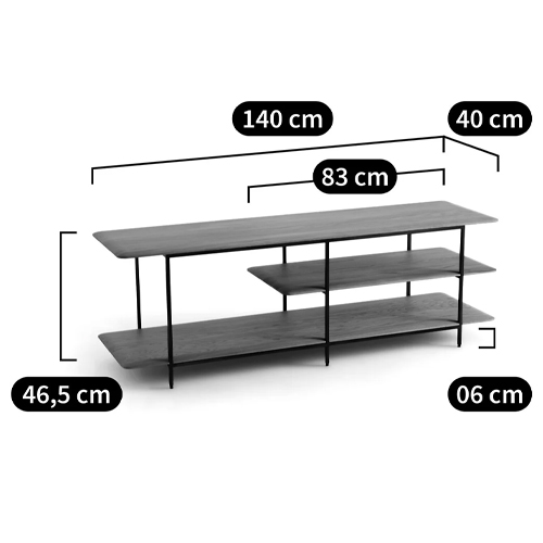 ТВ-тумба с полками из массива ореха Derick Wooden TV Stand ТВ-тумба с полками из массива ореха Derick Wooden TV Stand в Грозном