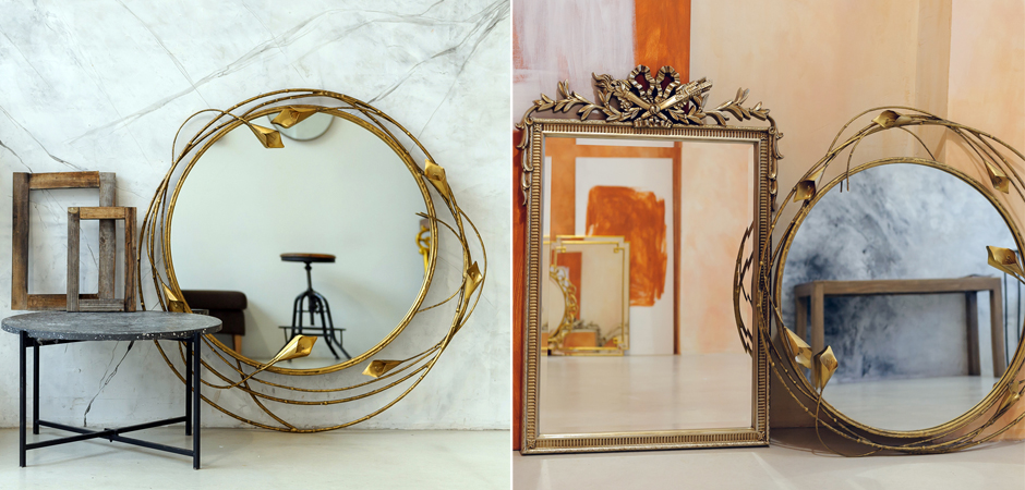 Зеркало Liana with Flower Mirror Зеркало Liana with Flower Mirror - Loft-Concept в Грозном