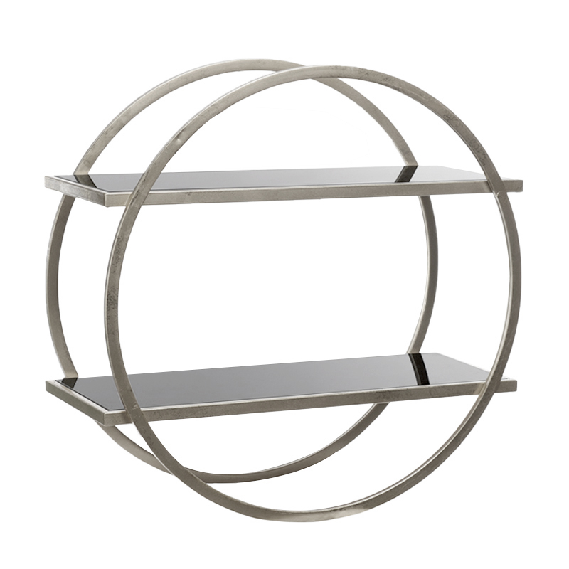 Полка Circle Silver Серый Серебряный Полка Circle Silver Серый Серебряный в Грозном | Loft Concept
