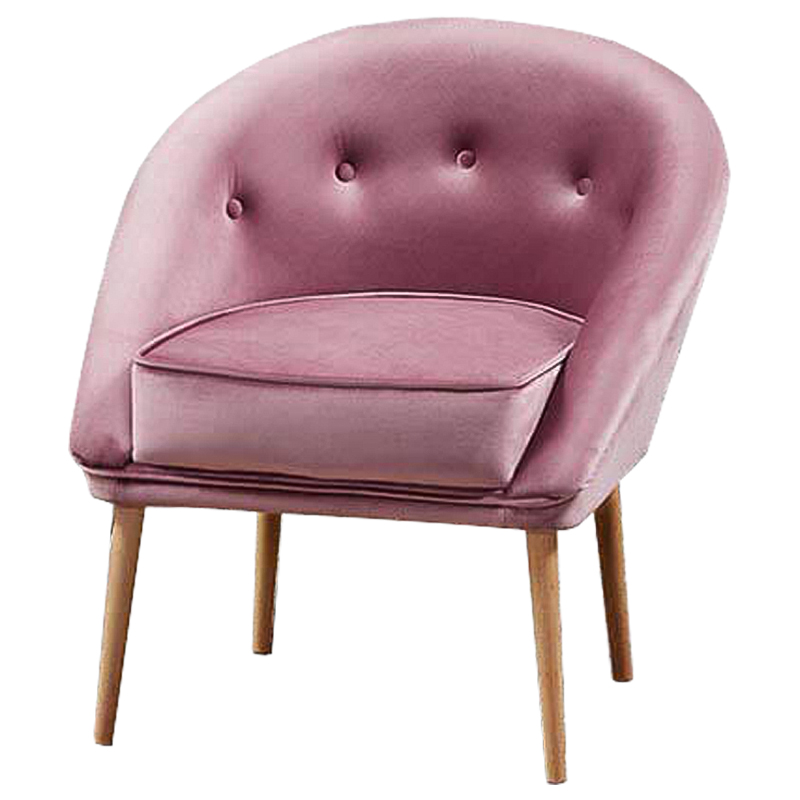 Кресло Gwyn Chair pink Розовый Древесина Кресло Gwyn Chair pink Розовый Древесина в Грозном | Loft Concept