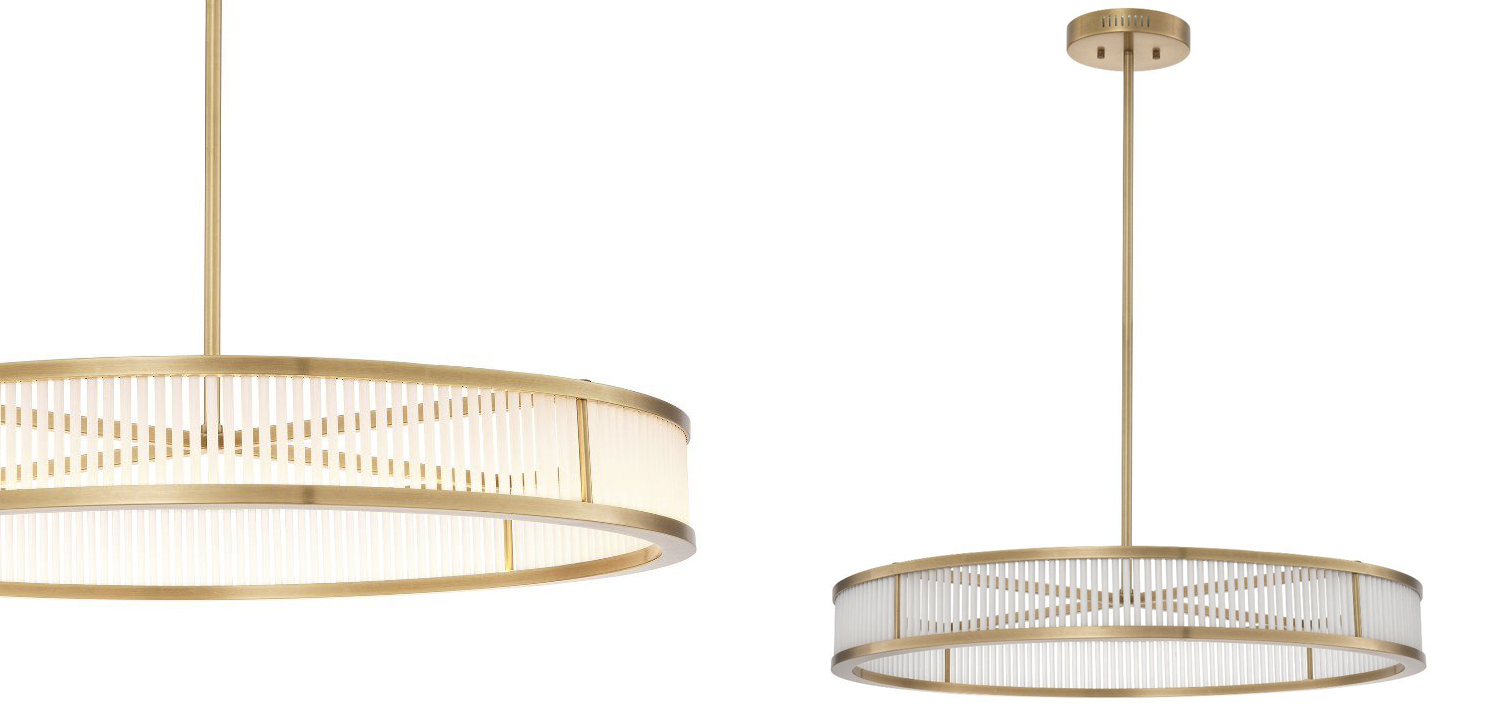 Люстра Eichholtz Chandelier Thibaud L Brass - фото