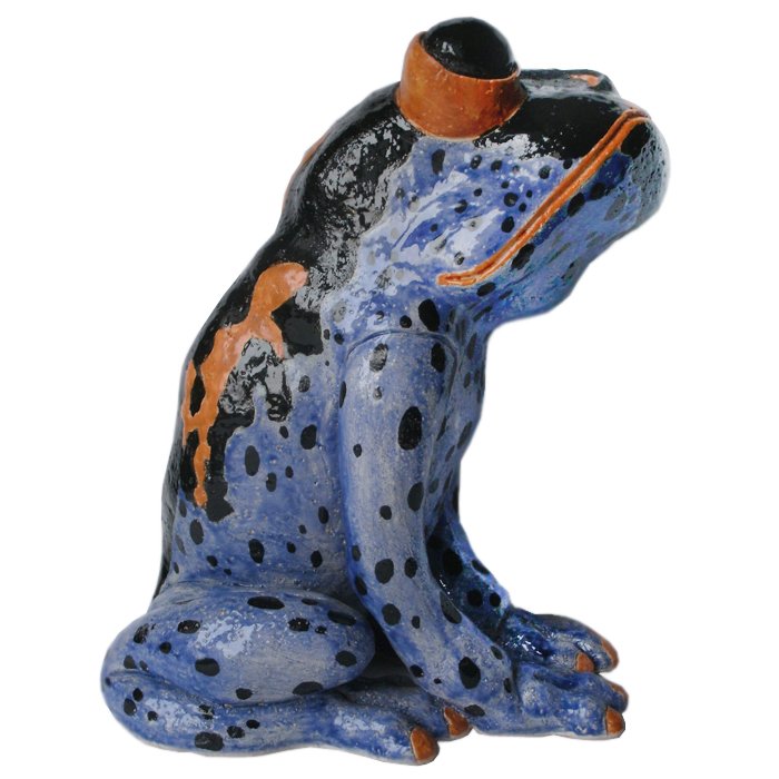 Статуэтка Tropical Frog Синий Оранжевый Статуэтка Tropical Frog Синий Оранжевый в Грозном | Loft Concept