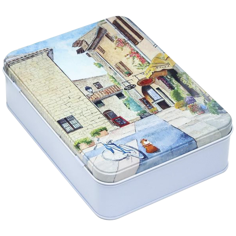 Шкатулка металлическая Sunny Street Rectangular Metal Box Мульти Шкатулка металлическая Sunny Street Rectangular Metal Box Мульти в Грозном | Loft Concept