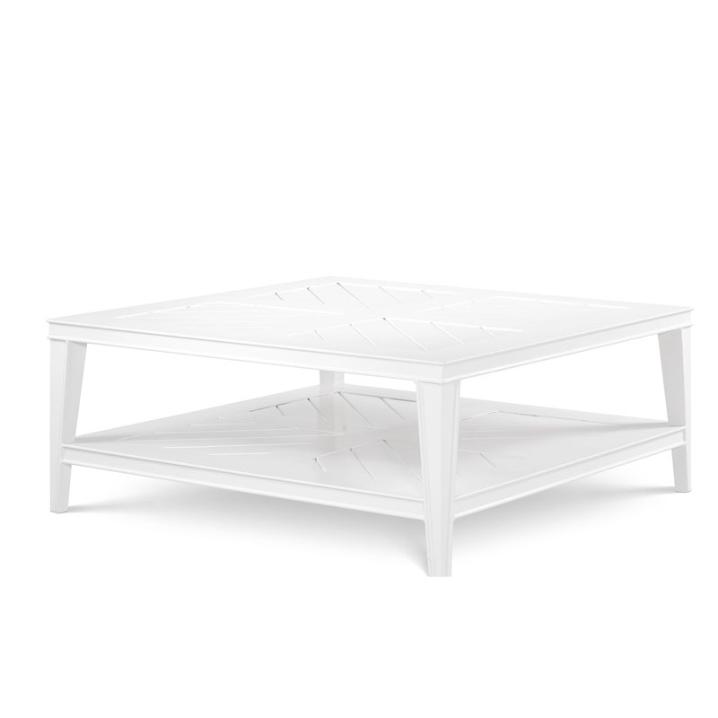 Кофейный стол Eichholtz COFFEE TABLE BELL RIVE SQUARE Белый Кофейный стол Eichholtz COFFEE TABLE BELL RIVE SQUARE Белый в Грозном | Loft Concept