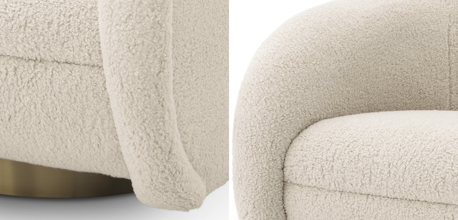 Кресло Eichholtz Swivel Chair Cristo - фото