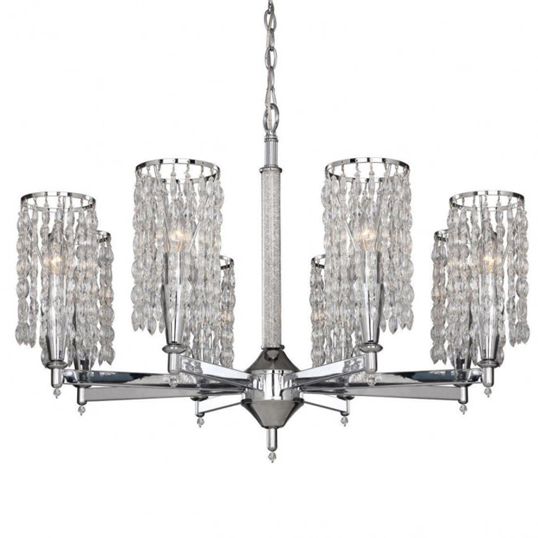 Люстра Messina Crystal Chandelier Прозрачный Хром Люстра Messina Crystal Chandelier Прозрачный Хром в Грозном | Loft Concept