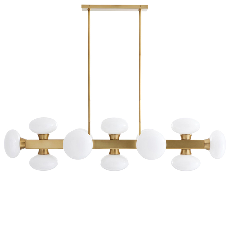 Люстра Arteriors KLARISSA CHANDELIER Золотой Белый Люстра Arteriors KLARISSA CHANDELIER Золотой Белый в Грозном | Loft Concept