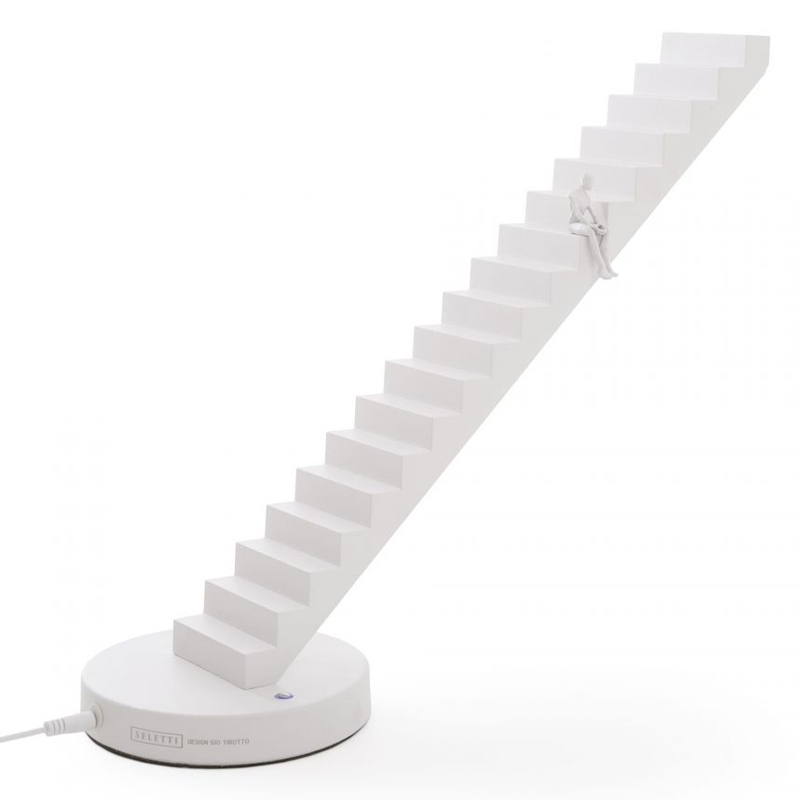 Настольная лампа Seletti Verso Lamp White Белый Настольная лампа Seletti Verso Lamp White Белый в Грозном | Loft Concept