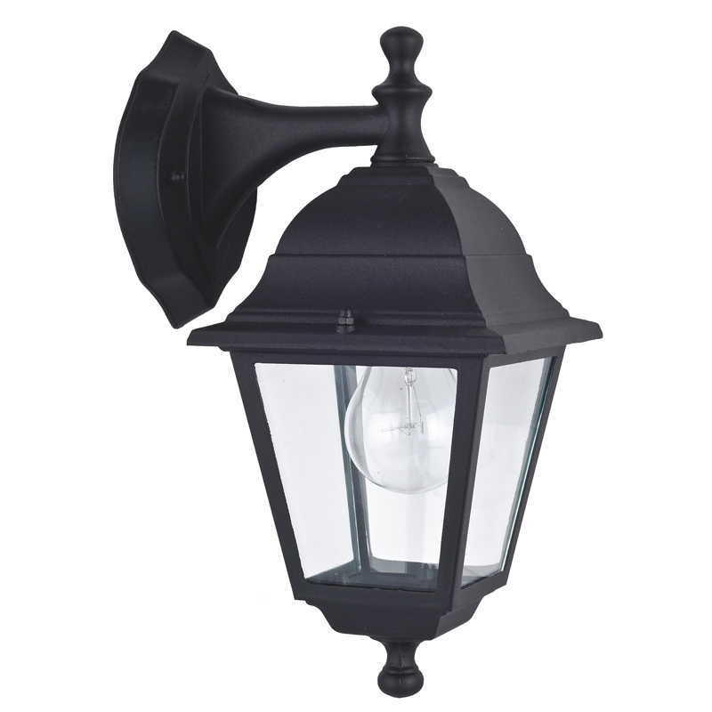 Уличный светильник Lebran Sconce II Черный Прозрачное Стекло Уличный светильник Lebran Sconce II Черный Прозрачное Стекло в Грозном | Loft Concept