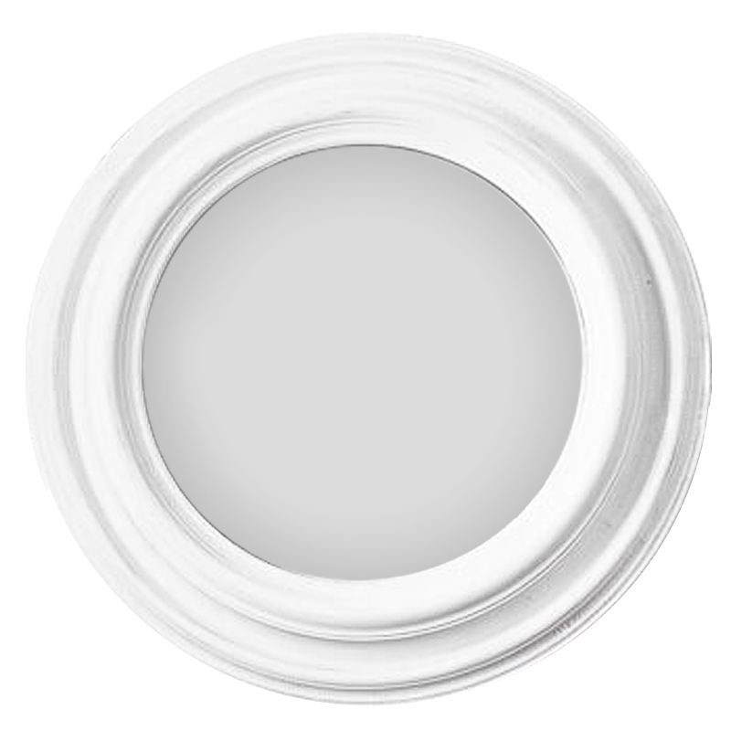 Зеркало Colbert Mirror White 55 Белый винтажная патина   в Грозном | Loft Concept 
