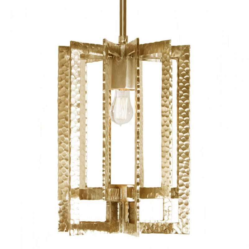 Подвесной Светильник Textured Cage Pendant Lamp gold Латунь Подвесной Светильник Textured Cage Pendant Lamp gold Латунь в Грозном | Loft Concept