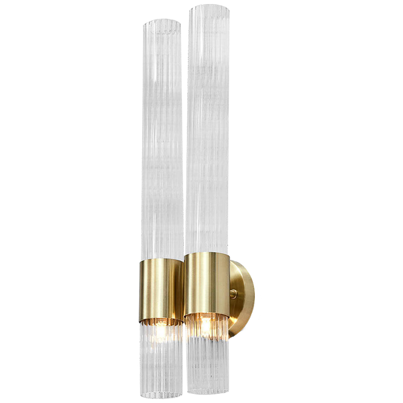 Бра Ingvar sconce Прозрачный Глянцевое золото Бра Ingvar sconce Прозрачный Глянцевое золото в Грозном | Loft Concept
