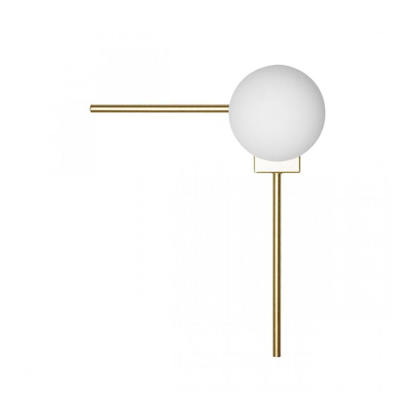 Бра Direct Rays Gold 32 см Белый Золотой Бра Direct Rays Gold 32 см Белый Золотой в Грозном | Loft Concept