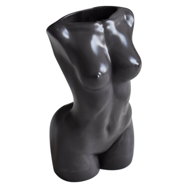 Ваза Vase Female Torso black Черный Ваза Vase Female Torso black Черный в Грозном | Loft Concept