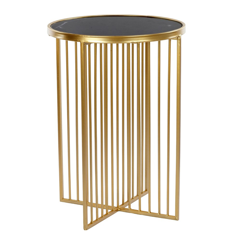 Приставной стол Side Table Marble crossed чёрный мрамор Черный Мрамор Nero Золотой Приставной стол Side Table Marble crossed чёрный мрамор Черный Мрамор Nero Золотой в Грозном | Loft Concept