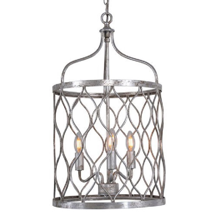 Подвесные светильники Lantern Silver Net M Pendant lamp Серебряный Подвесные светильники Lantern Silver Net M Pendant lamp Серебряный в Грозном | Loft Concept