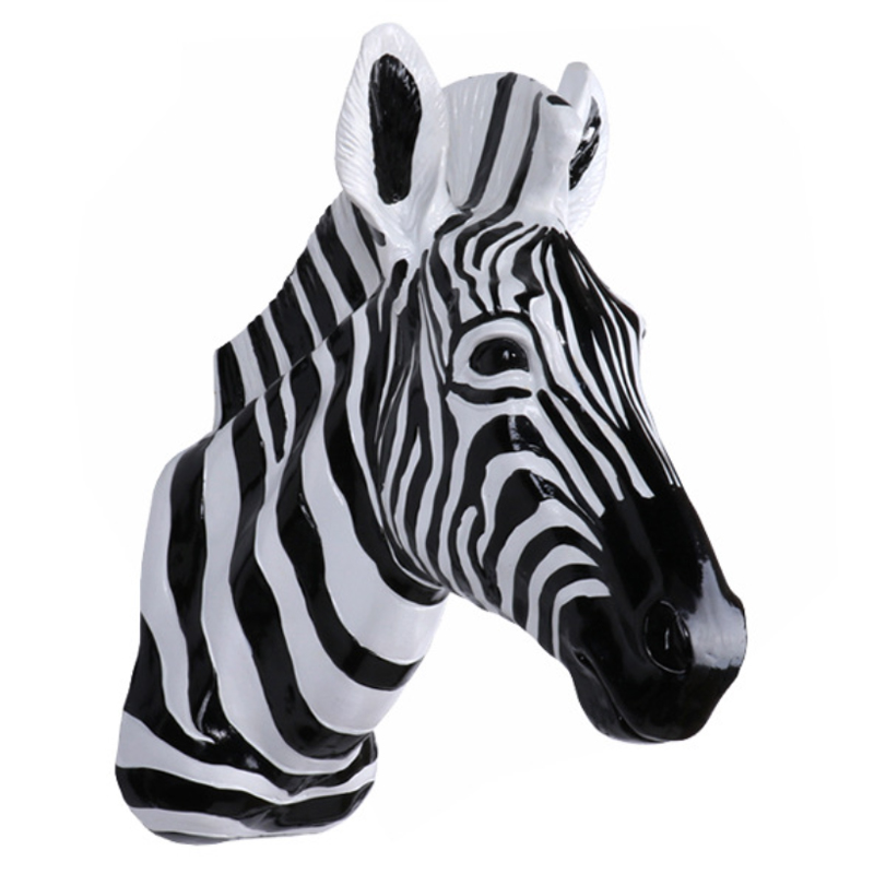 Декоративная голова зебры Zebra Декоративная голова зебры Zebra в Грозном | Loft Concept