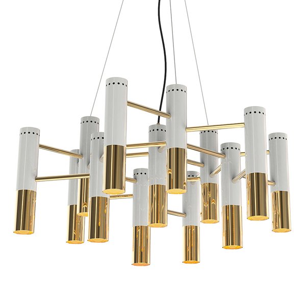 Люстра IKE Delightfull Gold & White Люстра IKE Delightfull Gold & White в Грозном | Loft Concept