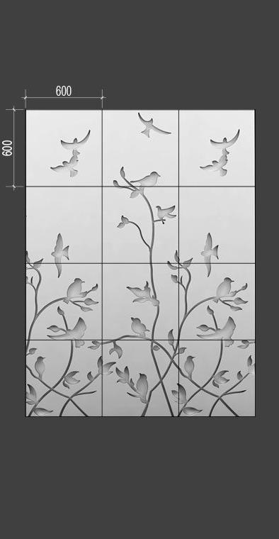 Барельеф SPRING TREE в Грозном