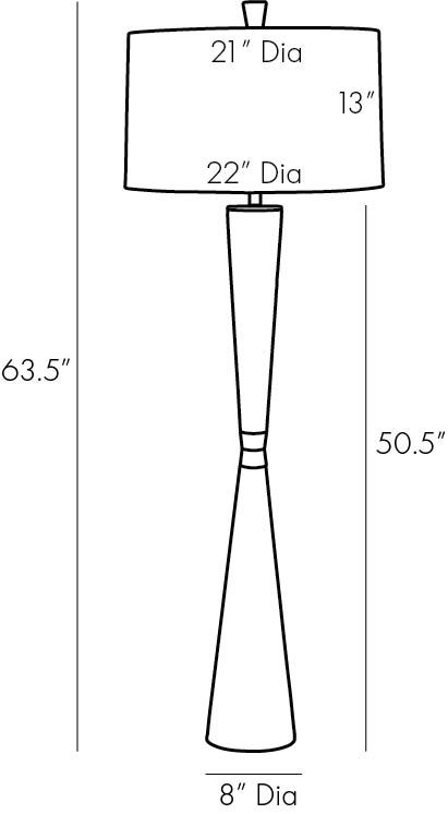 Торшер Arteriors GROM FLOOR LAMP Торшер Arteriors GROM FLOOR LAMP в Грозном