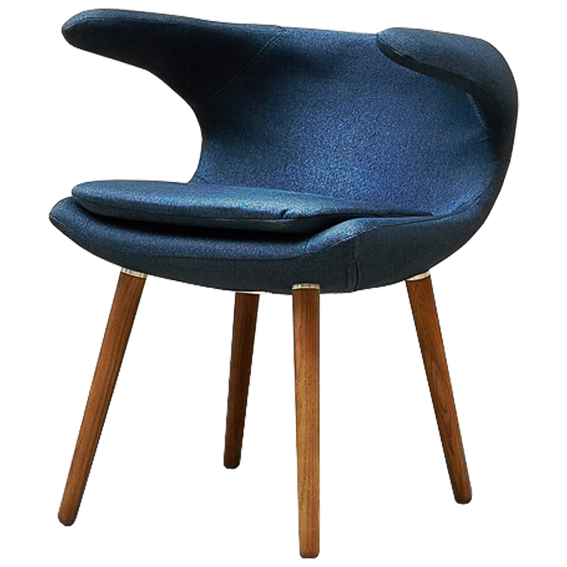 Стул Roidh Stool blue Синий Коричневый Стул Roidh Stool blue Синий Коричневый в Грозном | Loft Concept