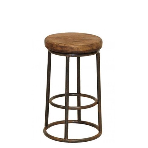 Барный стул Industrial Rust London Counter Stool Коричневый Барный стул Industrial Rust London Counter Stool Коричневый в Грозном | Loft Concept