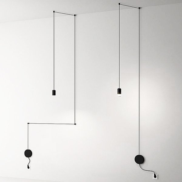 Vibia Wireflow Free-Form 0347 pendant lamp Черный Vibia Wireflow Free-Form 0347 pendant lamp Черный в Грозном | Loft Concept