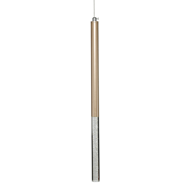 Подвесной светильник Trumpet tube boiling gold Золотой Прозрачный в Грозном | Loft Concept 