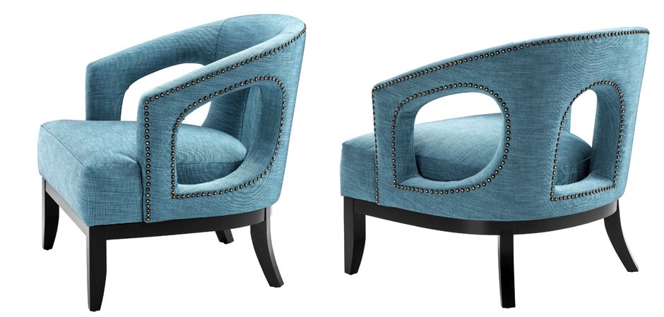Кресло Eichholtz Chair Adam Turquoise Кресло Eichholtz Chair Adam Turquoise - Loft-Concept в Грозном