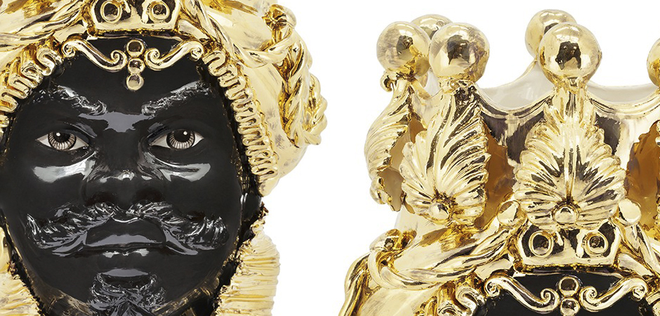 Ваза VASE MORO MAN BIG DREAMS gold Ваза VASE MORO MAN BIG DREAMS gold - Loft-Concept в Грозном