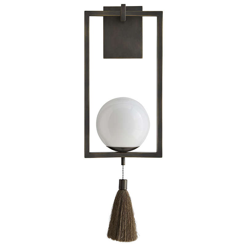 Бра TRAPEZE SCONCE Белый Черный Бра TRAPEZE SCONCE Белый Черный в Грозном | Loft Concept