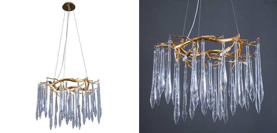Хрустальная Люстра Whisper Rain Gold Хрустальная Люстра Whisper Rain Gold - Loft-Concept в Грозном