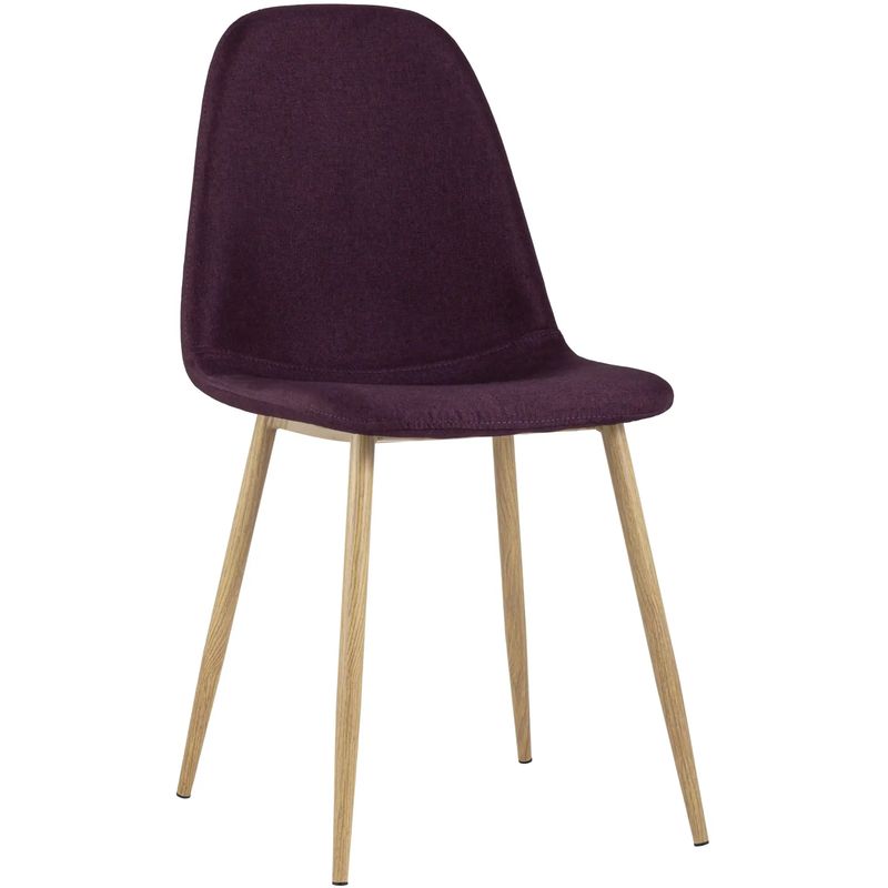 Стул Archie Chair Ткань Рогожка Фиолетовый цвет Фиолетовый Древесина Стул Archie Chair Ткань Рогожка Фиолетовый цвет Фиолетовый Древесина в Грозном | Loft Concept