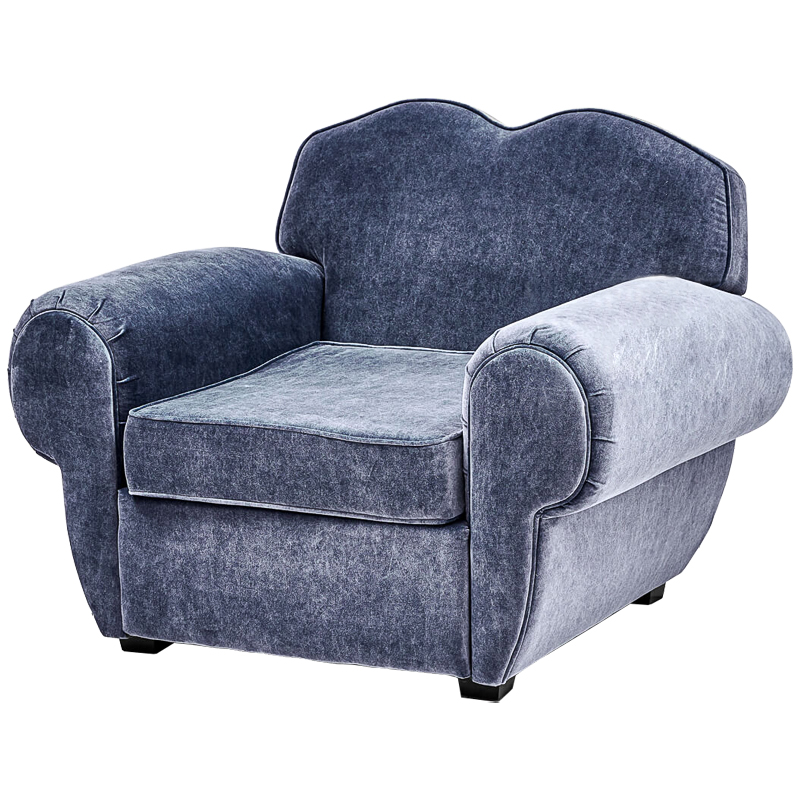 Кресло Braganza Chair Dusty Blueberry Сапфирово-синий Кресло Braganza Chair Dusty Blueberry Сапфирово-синий в Грозном | Loft Concept