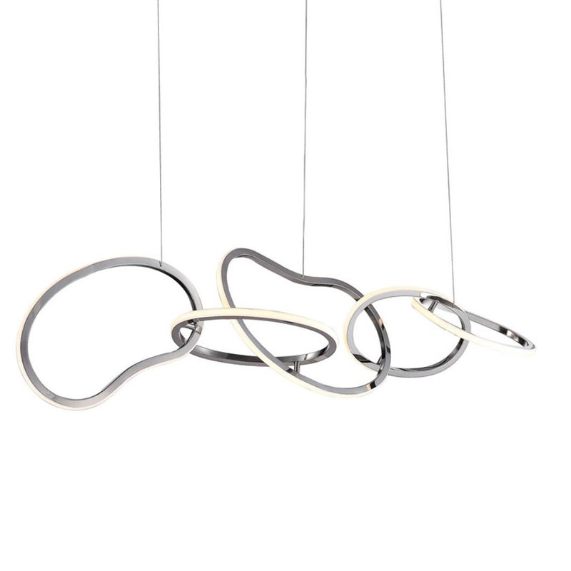 Unfolded Hanging RING Silver Хром в Грозном | Loft Concept 