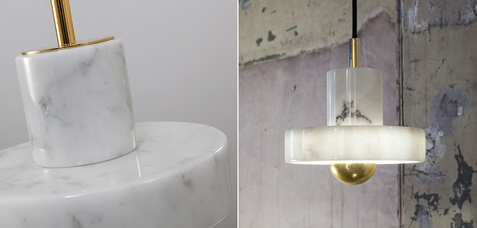 Подвесной светильник Tom Dixon Stone Pendant White Подвесной светильник Tom Dixon Stone Pendant White - Loft-Concept в Грозном