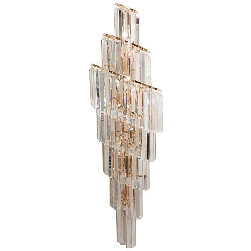 Бра Odeon Cascade Wall Lamp Right Прозрачный Золотой Бра Odeon Cascade Wall Lamp Right Прозрачный Золотой в Грозном | Loft Concept