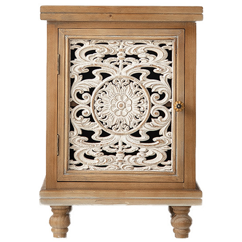 Тумба Frederic Provence Nightstand Древесина Бежевый Тумба Frederic Provence Nightstand Древесина Бежевый в Грозном | Loft Concept